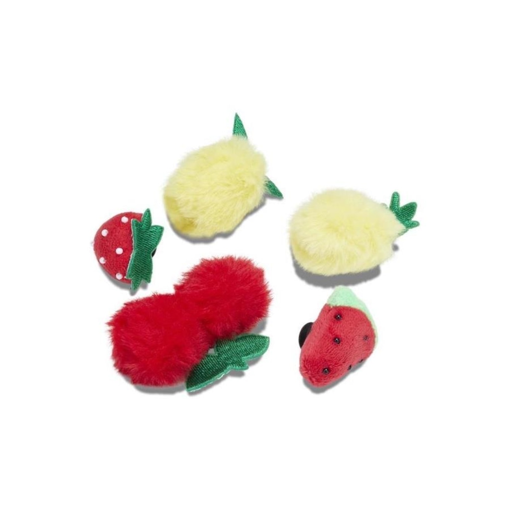 Imagem 2 do produto Kit Jibbitz? Crocs Salada de Fruta Pom Pom Pack com 5 Peças