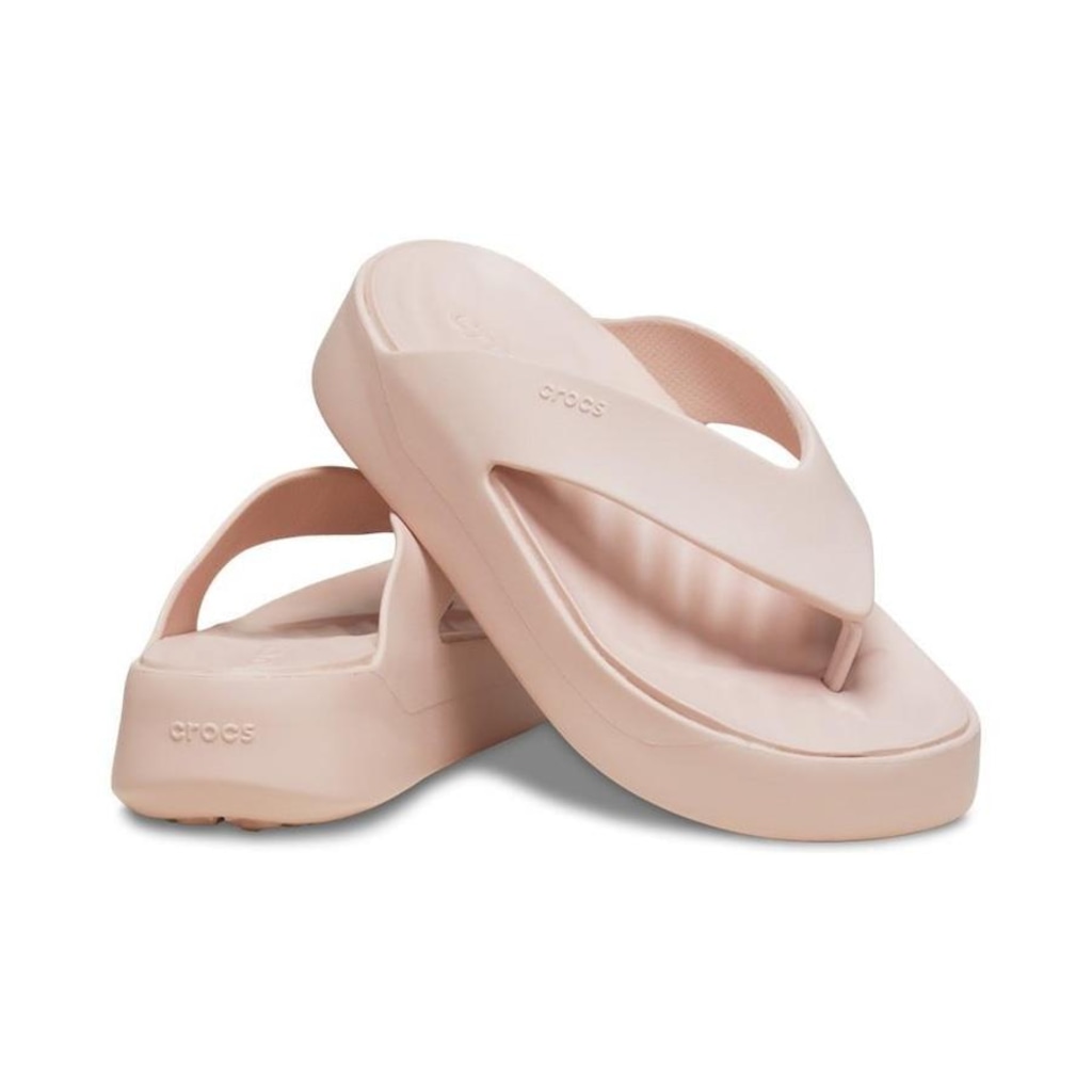 Imagem 3 do produto Chinelo Crocs Getaway Plataform Flip Quartz - Feminino