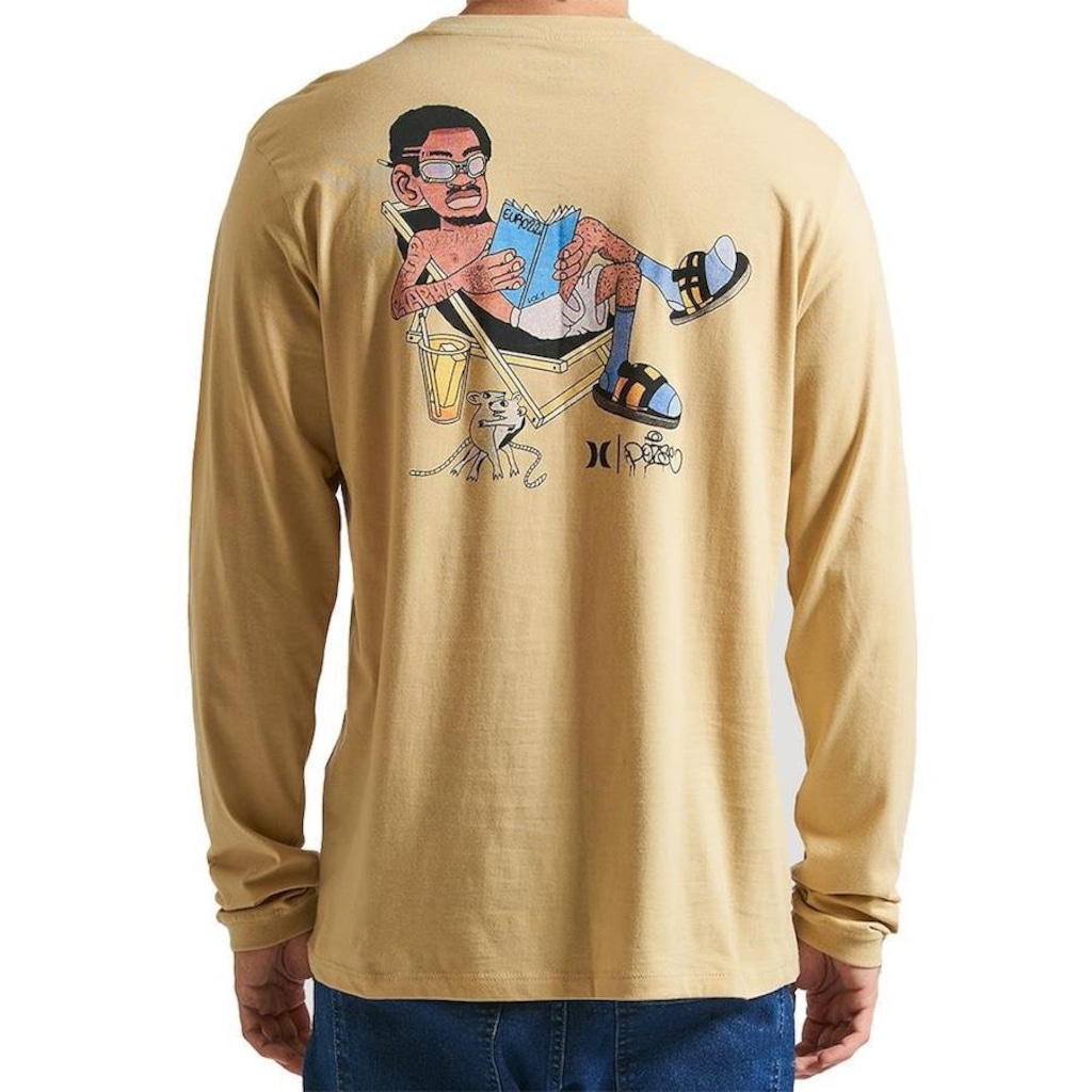 Imagem 2 do produto Camiseta Hurley Manga Longa Euro 22 - Masculina