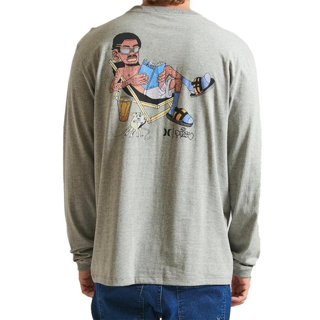 Imagem 2 do produto Camiseta Hurley Manga Longa Euro 22 - Masculina
