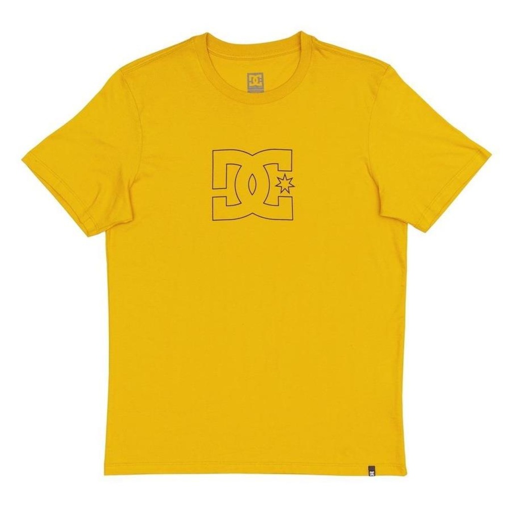 Imagem 3 do produto Camiseta Dc Shoes Dc Star Outine Wt24 Masculina Amarelo