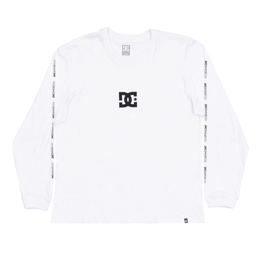 Imagem 4 do produto Camiseta Dc Shoes Manga Longa Minimal Stripe Wt24 Branco