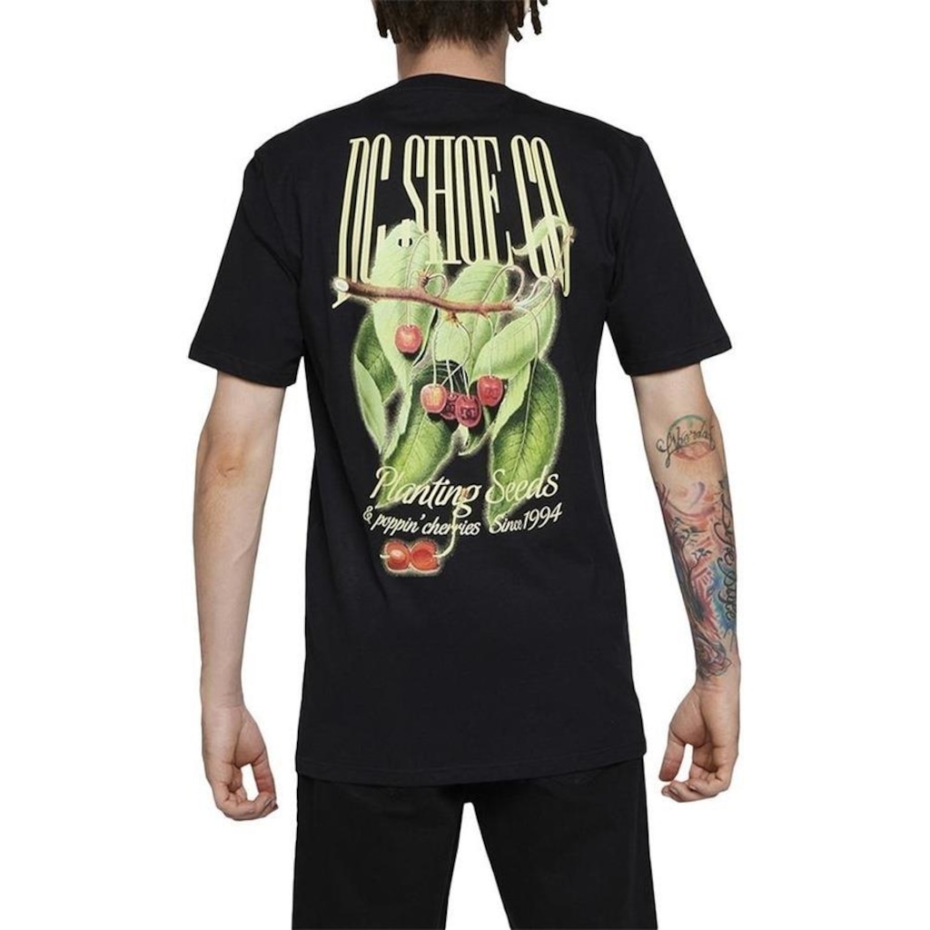 Imagem 2 do produto Camiseta Dc Shoes Seed Planter Wt24 Masculina Preto