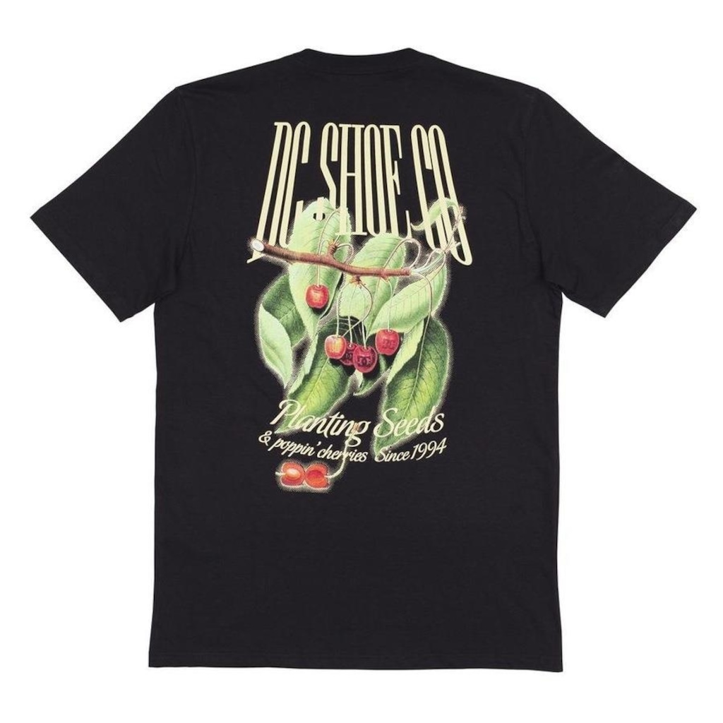 Imagem 4 do produto Camiseta Dc Shoes Seed Planter Wt24 Masculina Preto