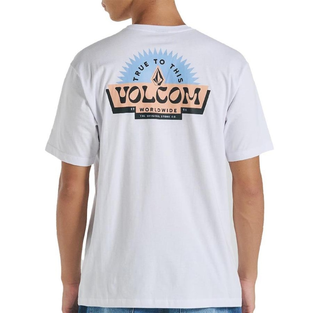 Imagem 2 do produto Camiseta Volcom Shaped Up Wt24 Masculina Branco