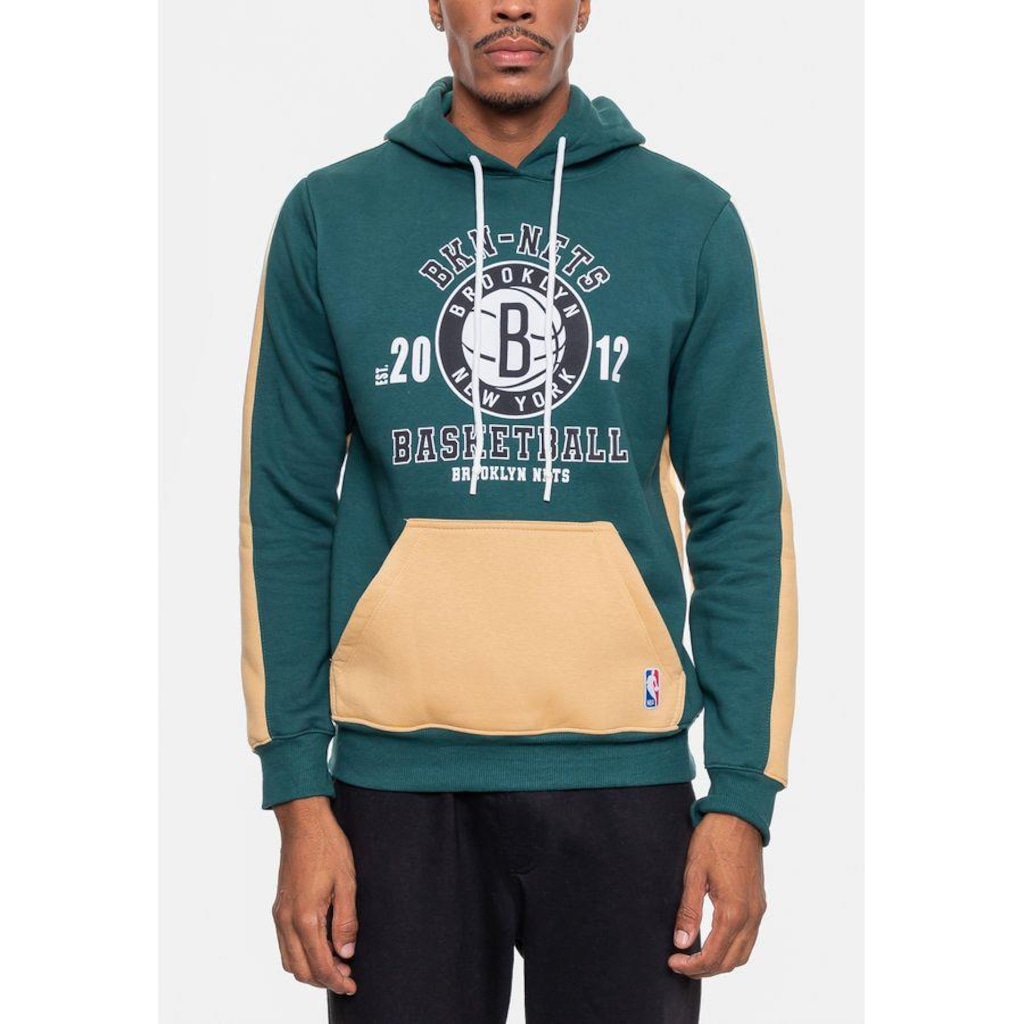 Imagem 3 do produto Blusão De Moletom Com Capuz NBA Team Town Brooklyn Nets - Masculino