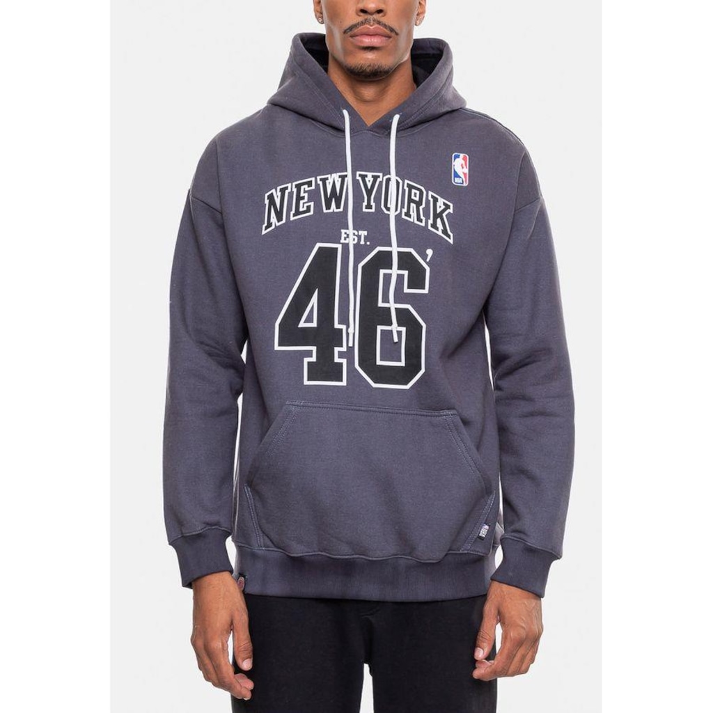 Imagem 3 do produto Blusão De Moletom Com Capuz NBA Marblend New York Knicks - Masculino