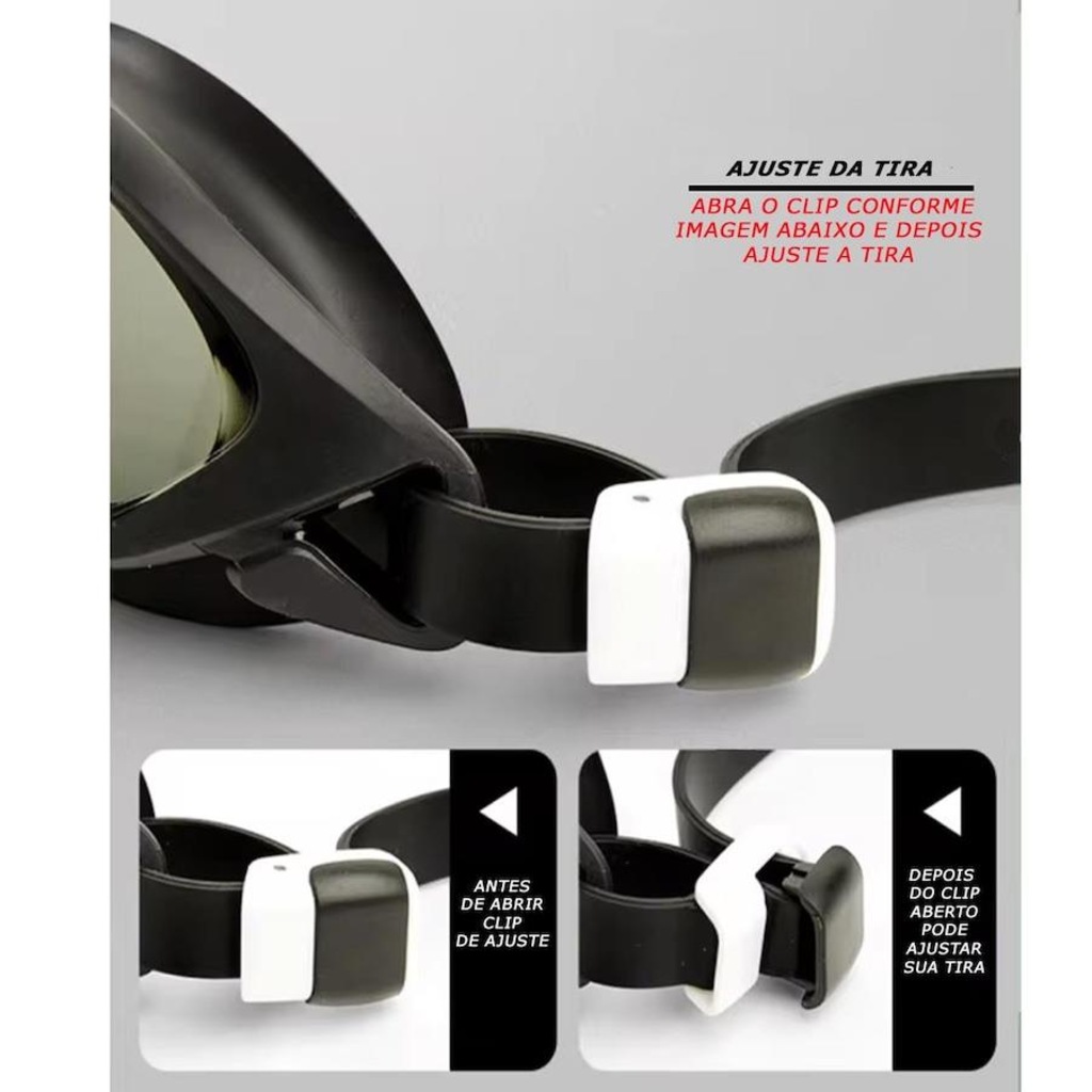 Imagem 4 do produto Óculos de Natação Gold Sports Titan Performance 10.0 High Definition