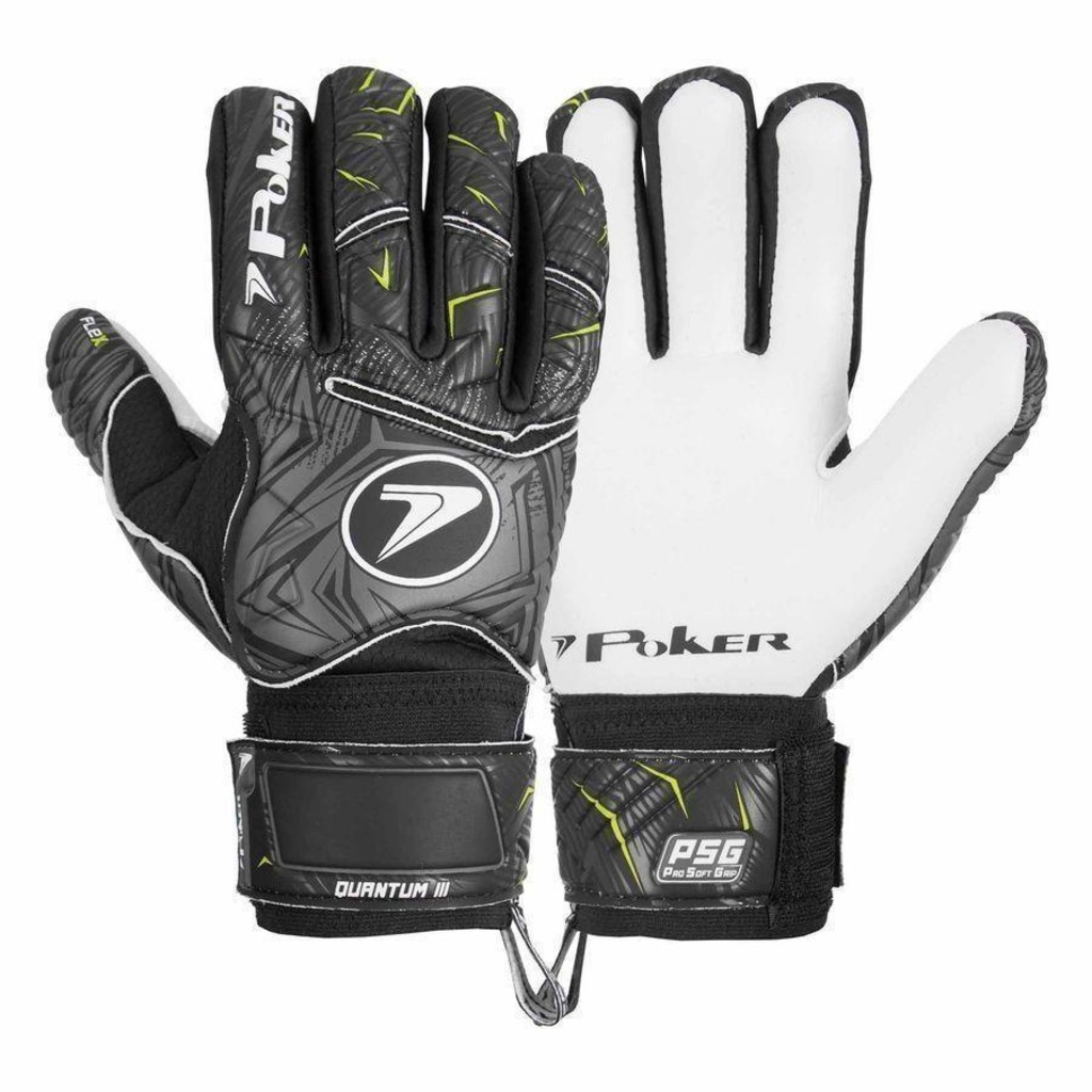 Imagem 3 do produto Luvas de Goleiro Poker Campo Profissional Quantum - Adulto