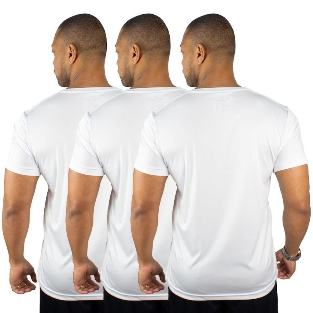 Imagem 2 do produto Camiseta Color Sports Dry Basic - 3 Unidades - Masculina