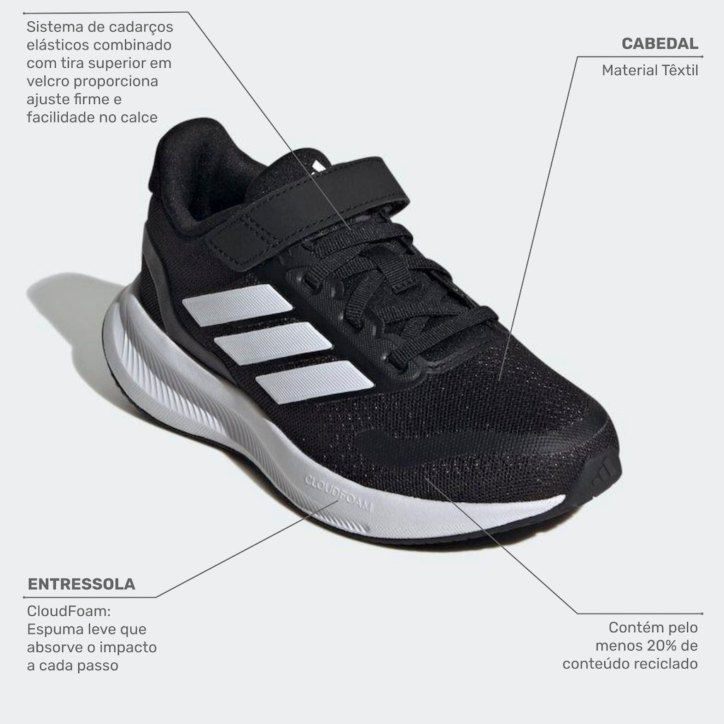 Imagem 2 do produto Tênis adidas Runfalcon 5 El C - Infantil
