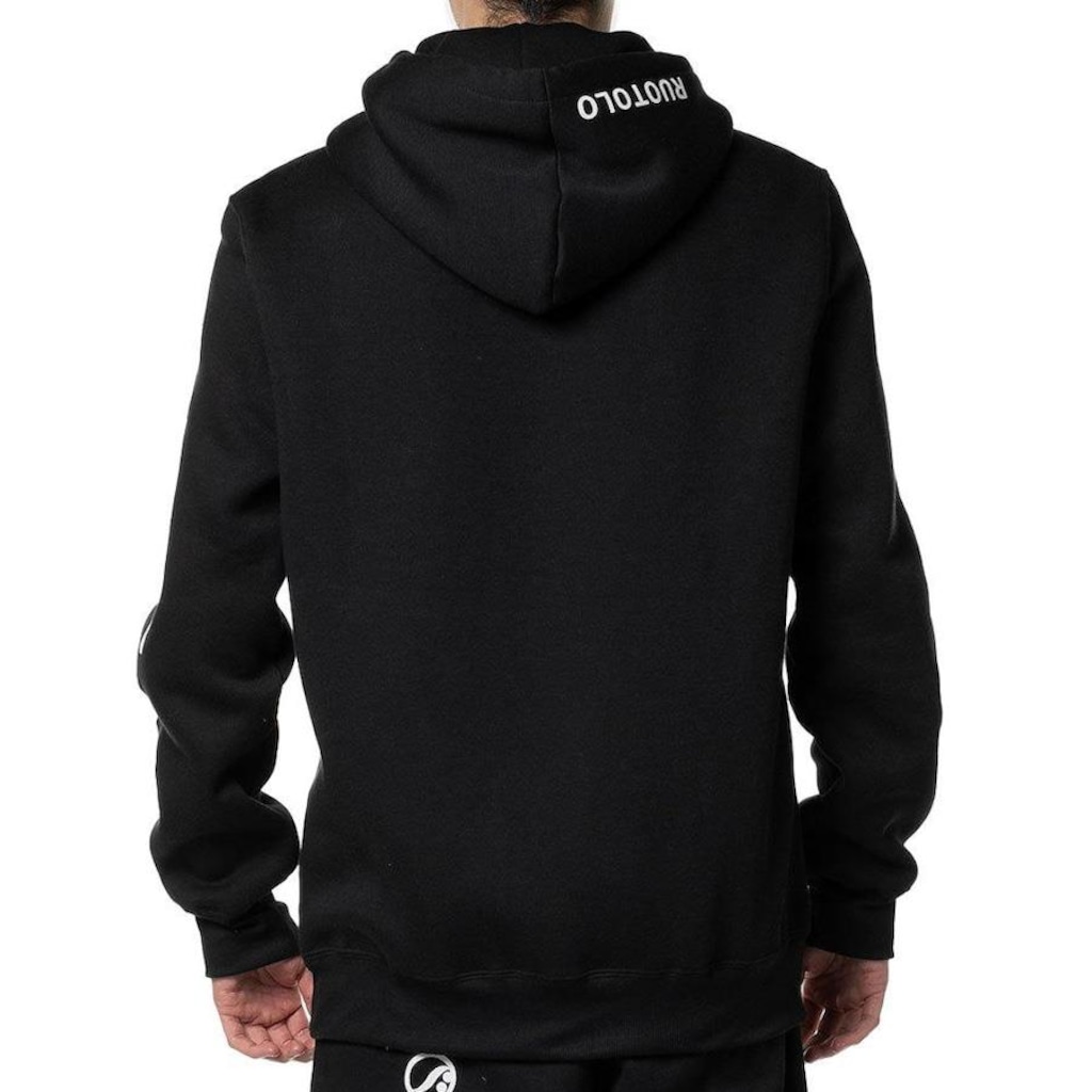 Imagem 2 do produto Blusão de Moletom Rvca Canguru Ruotolo Stack 280G Wt24 Masculino Preto