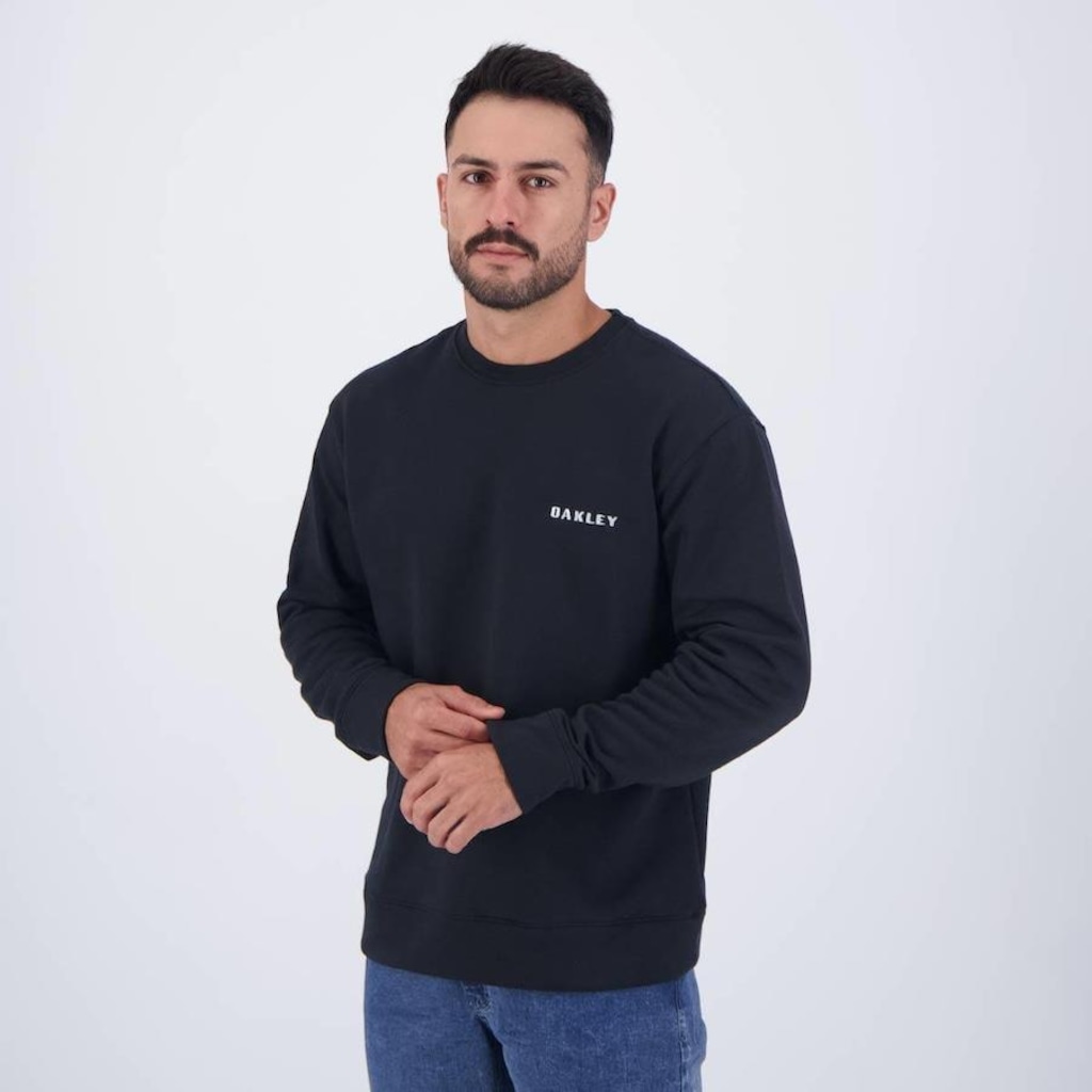 Imagem 3 do produto Blusão de Moletom Oakley Bark Crew - Masculino