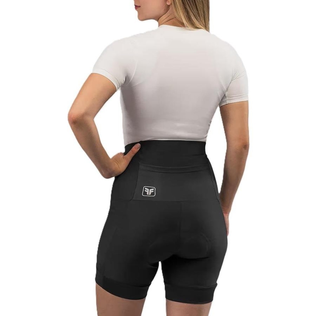 Imagem 2 do produto Bermuda Ciclismo Feminina Free Force Basic com 3 Bolsos
