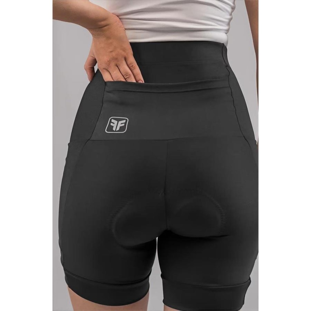 Imagem 4 do produto Bermuda Ciclismo Feminina Free Force Basic com 3 Bolsos