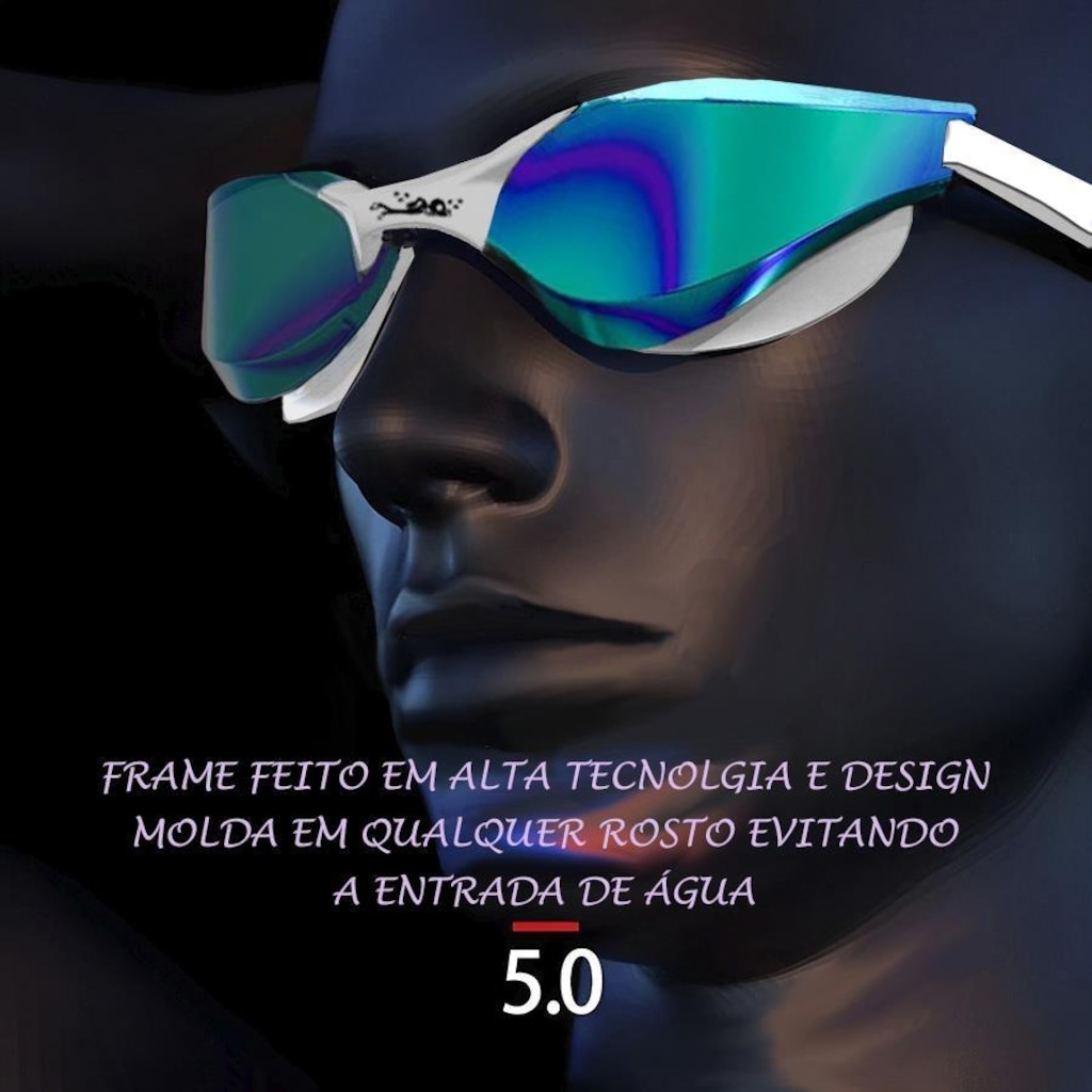Imagem 2 do produto Óculos de Natação Gold Sports Snake Pro Performance 5.0 - Adulto