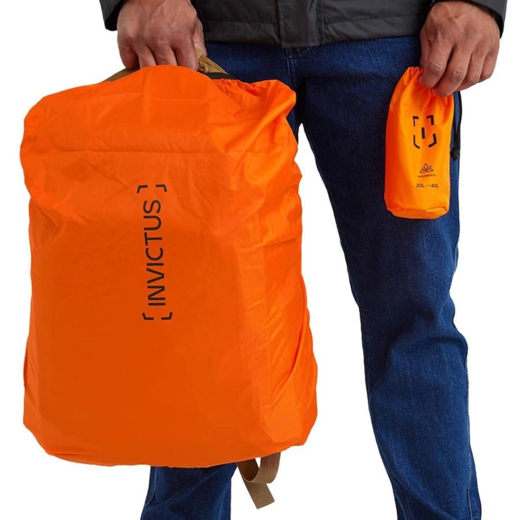 Imagem 2 do produto Capa de Chuva Mochila Drypack - 20L a 40L - Invictus