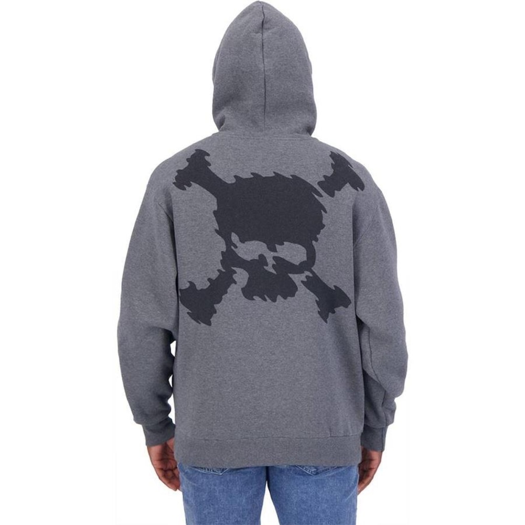 Imagem 2 do produto Blusão de Moletom Oakley Canguru Heritage Big Skull Athletic - Masculino