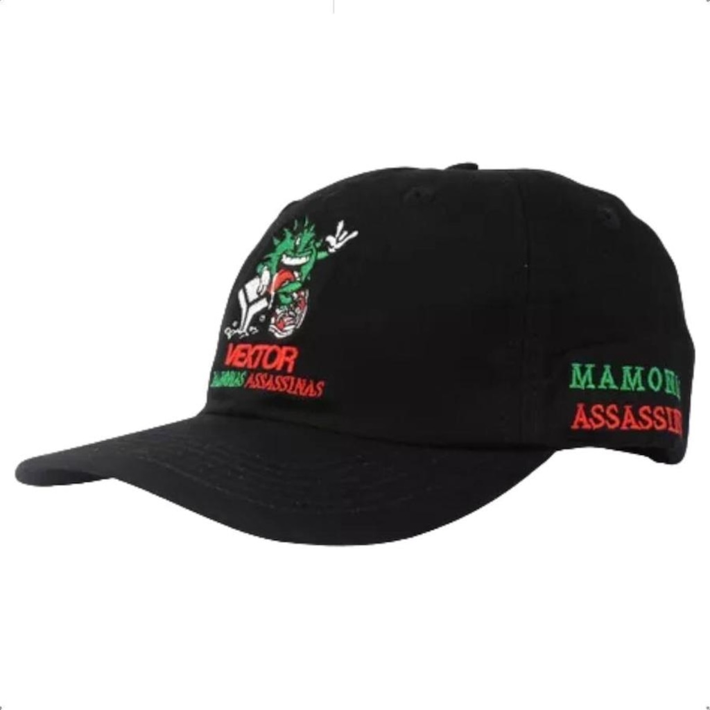Imagem 3 do produto Boné Aba Curva Dat Hat Vextor X Mamonas Assassinas Exclusivo Bordado - Strapback - Adulto