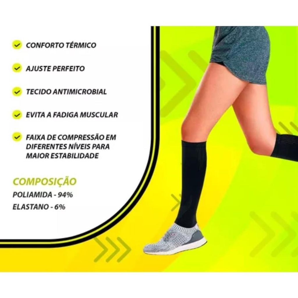 Imagem 4 do produto Meia 3/4 Lupo Am Performance Emana - 37 a 40 - Adulto