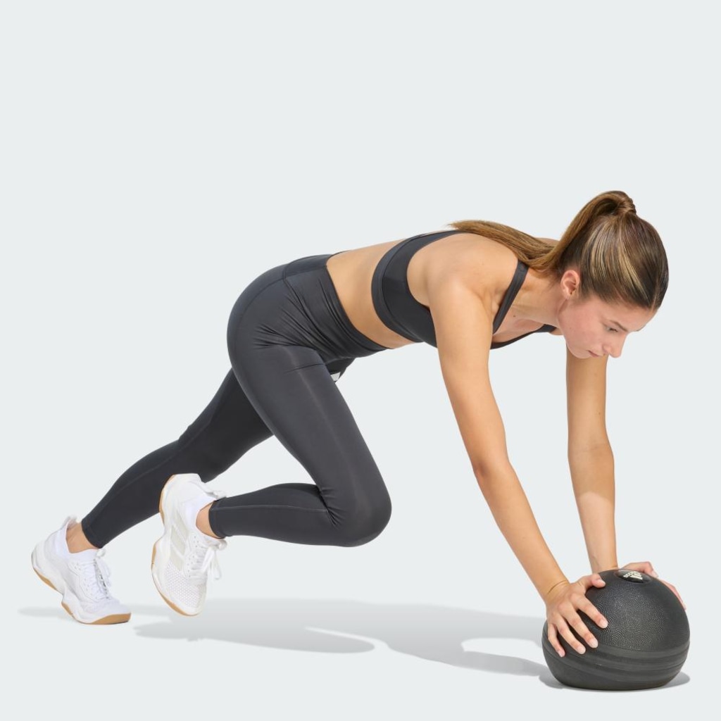 Imagem 4 do produto Top Fitness adidas Estampado Powerreact Big Logo - Feminino