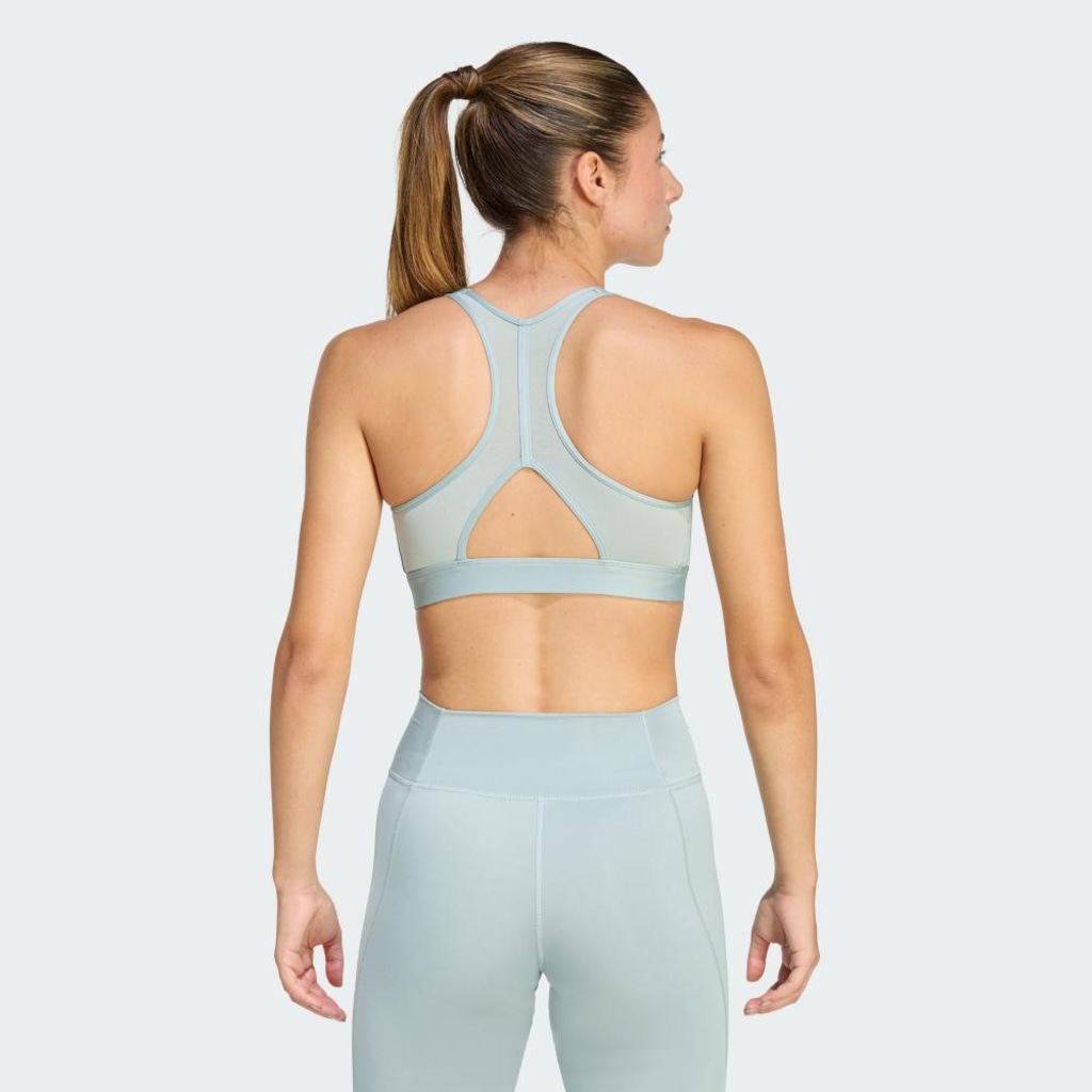 Imagem 3 do produto Top Fitness adidas Estampado Powerreact Big Logo - Feminino