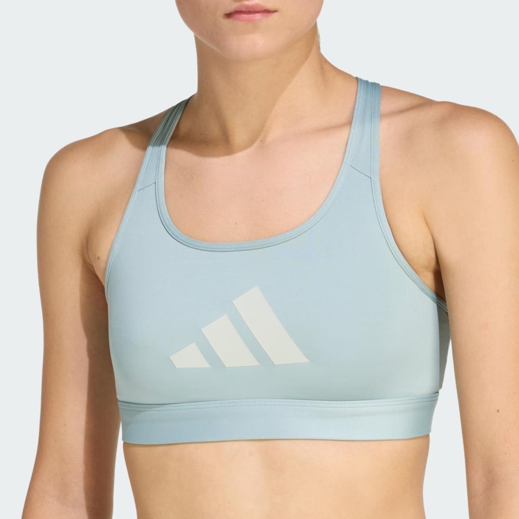 Imagem 5 do produto Top Fitness adidas Estampado Powerreact Big Logo - Feminino