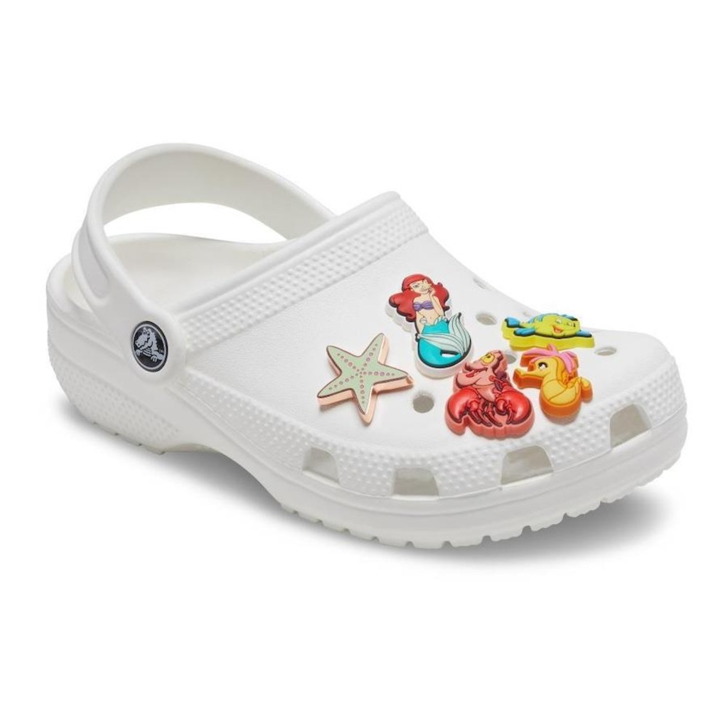 Imagem 3 do produto Kit Jibbitz Crocs Princesa Ariel Pack com 5 Peças