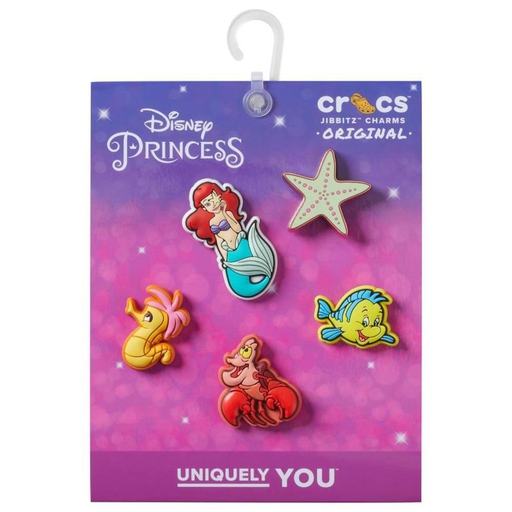 Imagem 4 do produto Kit Jibbitz Crocs Princesa Ariel Pack com 5 Peças