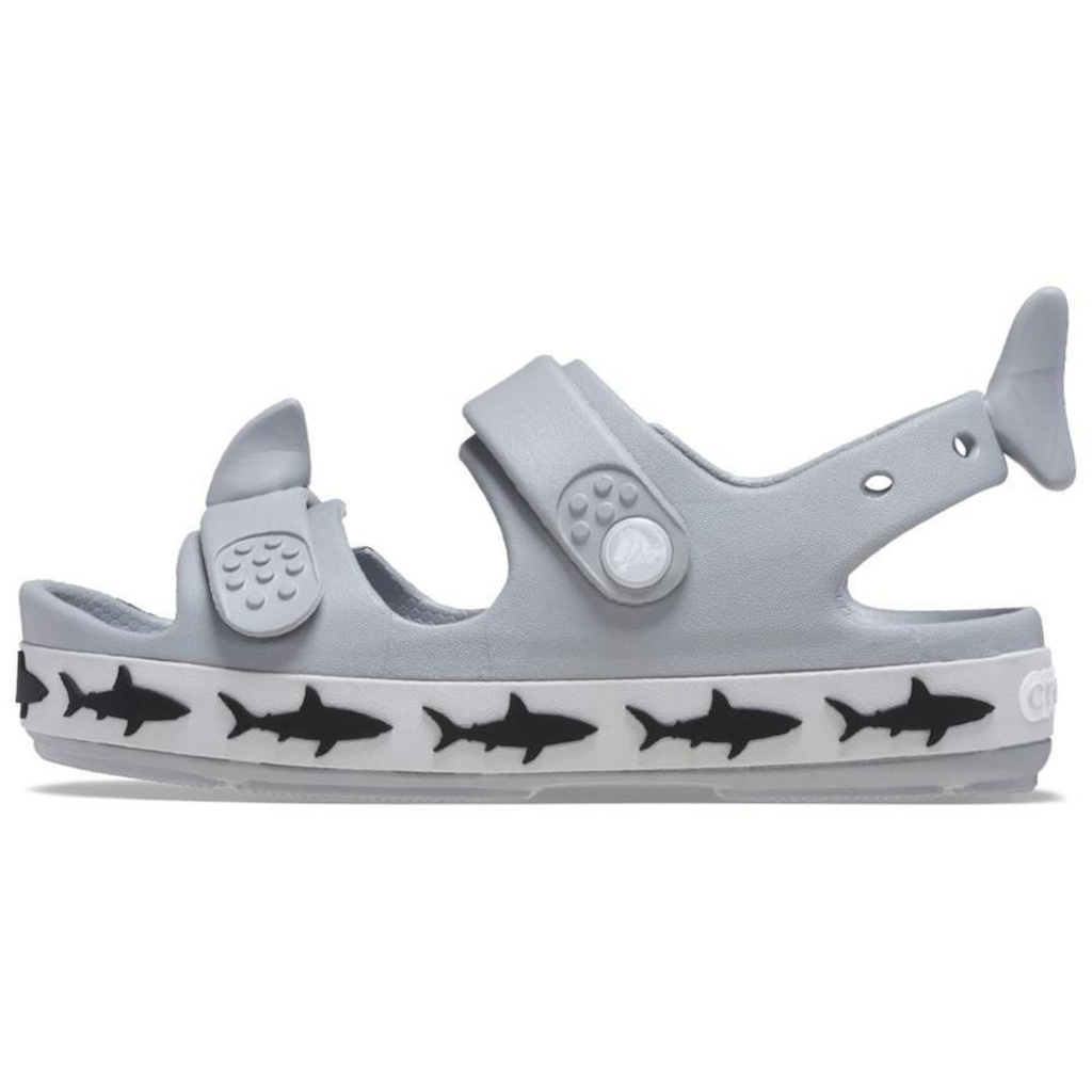 Imagem 3 do produto Sandália Crocs Crocband Cruiser Shark Sandal T Light - Infantil