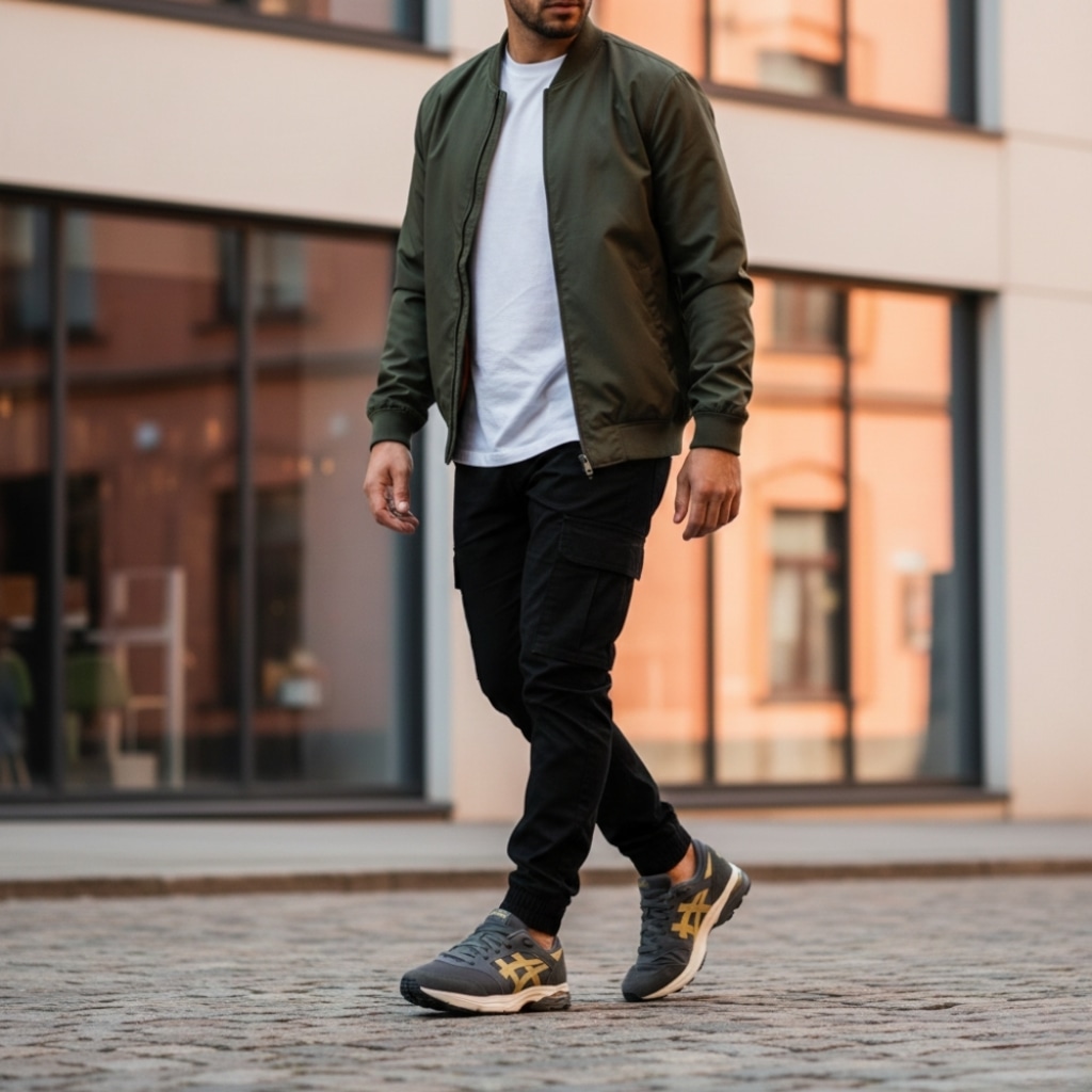 Imagem 3 do produto Kit Tênis Asics Gel-Takumi + Par de Meias - Masculino
