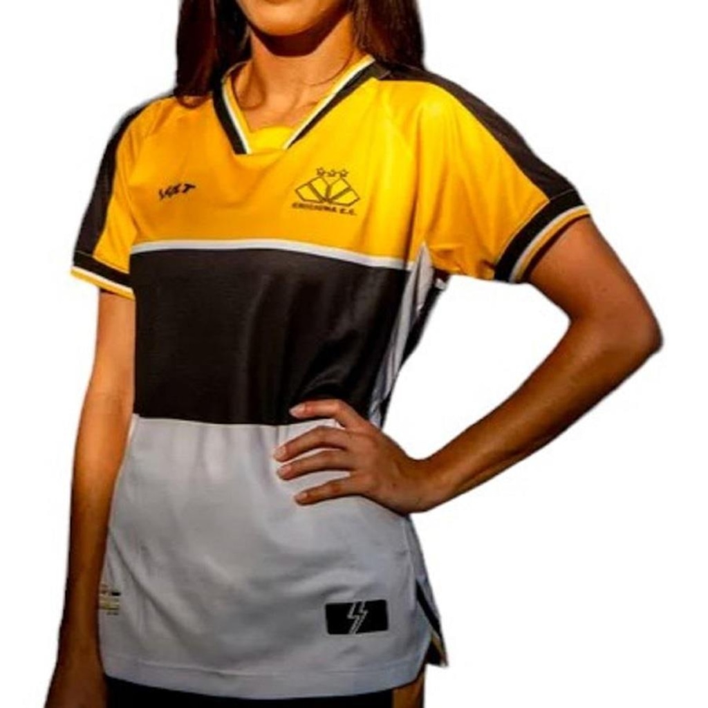 Imagem 2 do produto Camisa Criciúma 2024 Volt Oficial 1 Jogo - Feminina
