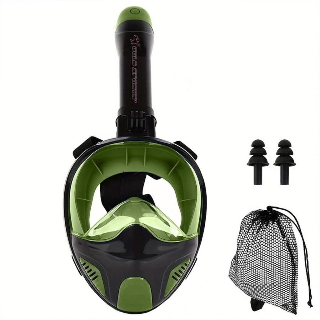 Imagem 2 do produto Mascara Subaquática de De Mergulho Gold Sports New Full Face com Snorkel