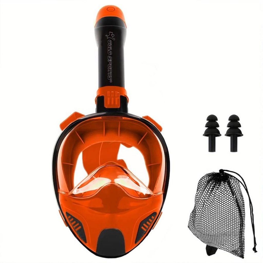 Imagem 2 do produto Mascara Subaquática de De Mergulho Gold Sports New Full Face com Snorkel