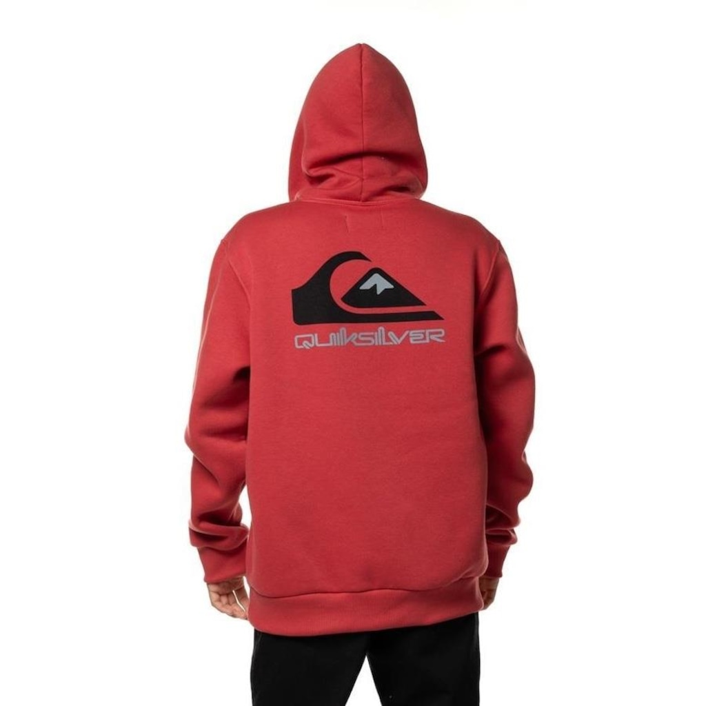 Imagem 2 do produto Blusão de Moletom Quiksilver Canguru Omni Logo Fc - Masculino