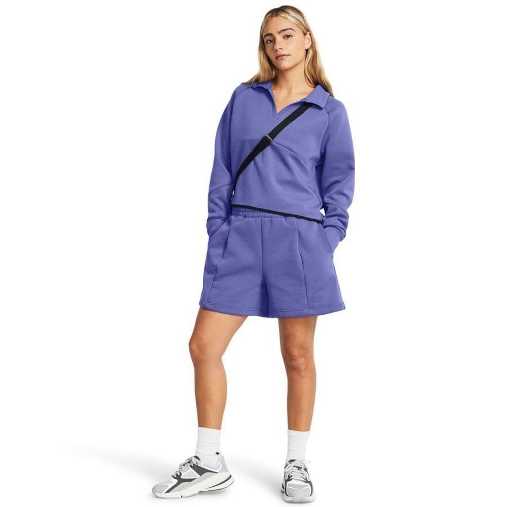 Imagem 4 do produto Shorts Under Armour Unstoppable Fleece Pleated - Feminino