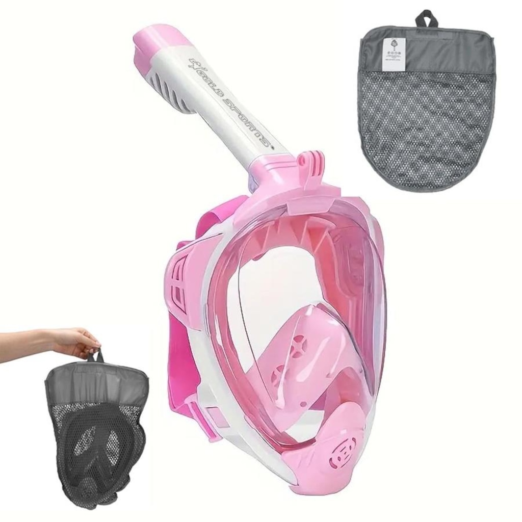 Imagem 2 do produto Mascara Subaquática de De Mergulho Gold Sports Sea Full Face com Snorkel