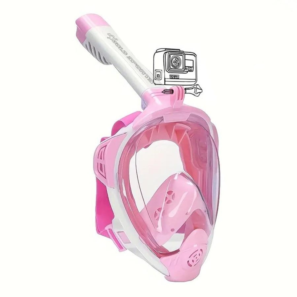Imagem 3 do produto Mascara Subaquática de De Mergulho Gold Sports Sea Full Face com Snorkel