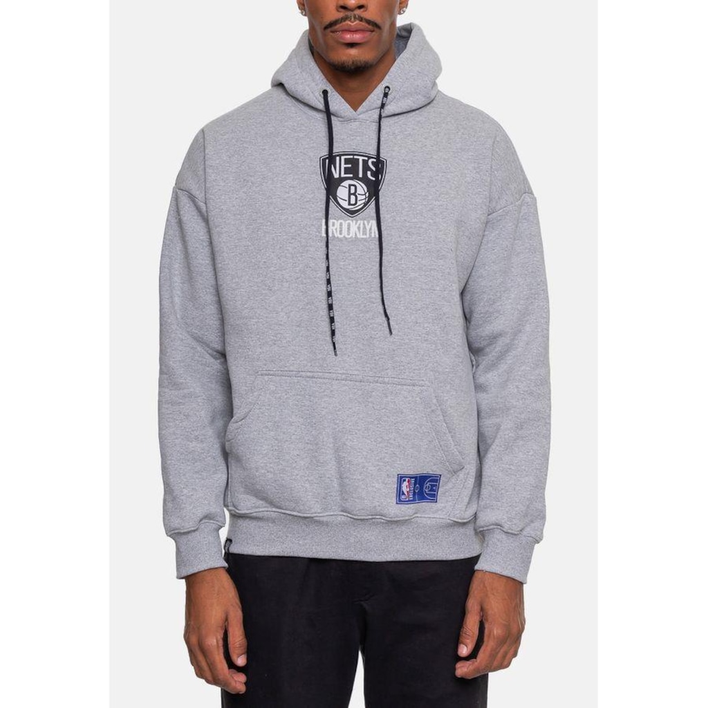 Imagem 3 do produto Blusão De Moletom Com Capuz NBA Conference Brooklyn Nets - Masculino