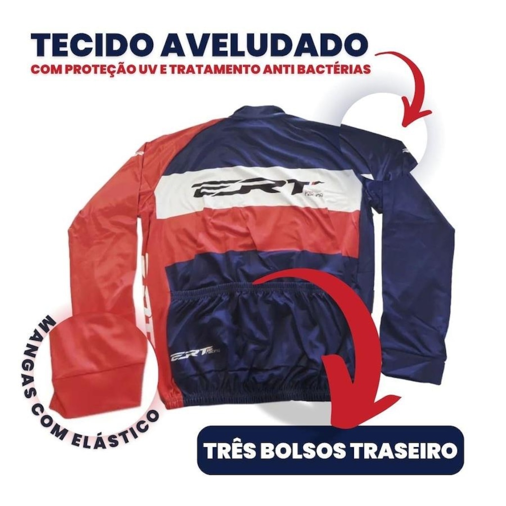 Imagem 3 do produto Jaqueta de Ciclismo Térmica Ert Paris Roubaix - Masculina
