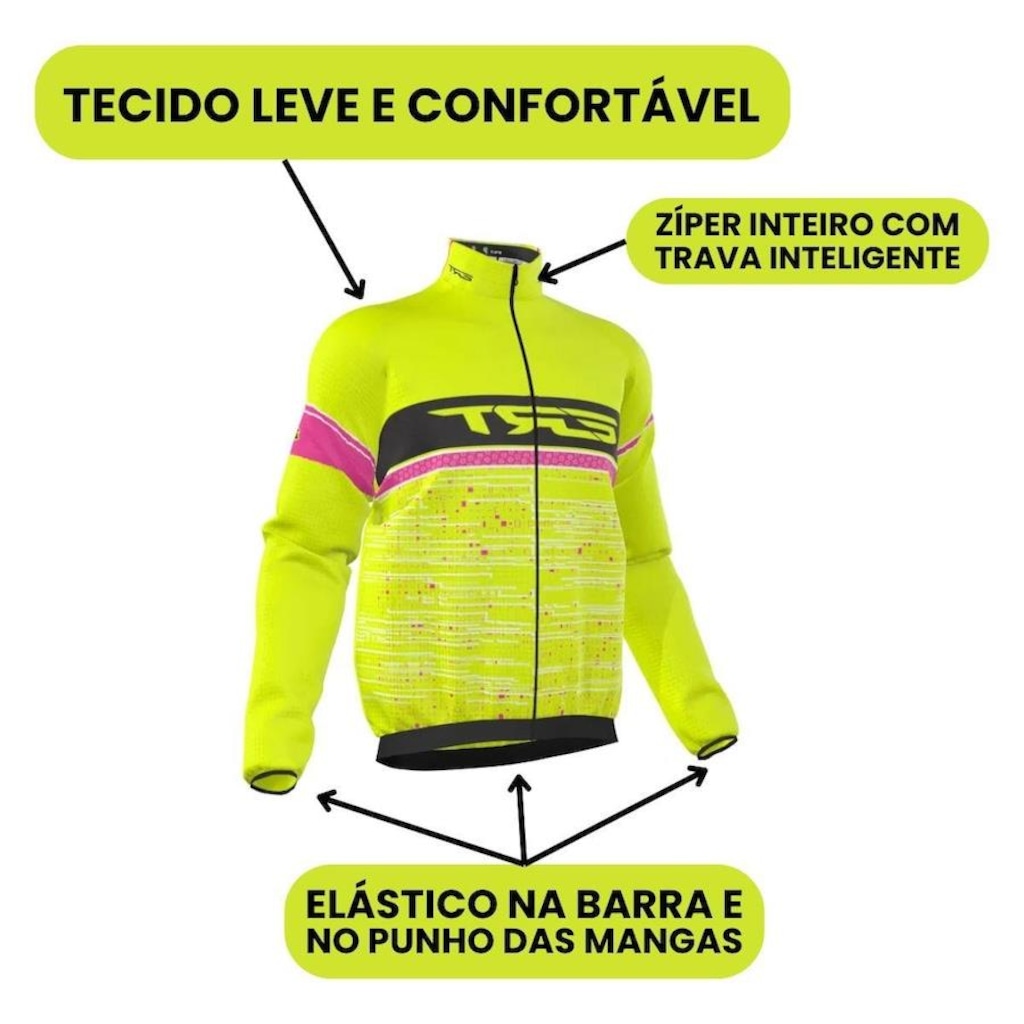 Imagem 3 do produto Jaqueta Corta Vento Ciclismo Ert Cycling Team - Feminina
