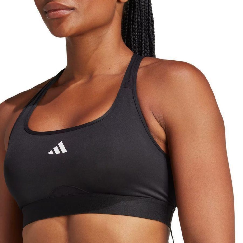 Imagem 5 do produto Top adidas Powereact Suporte Médio - Feminino