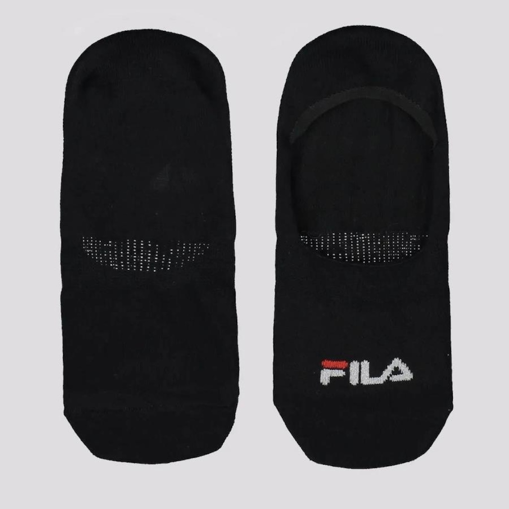 Imagem 2 do produto Kit Meias Fila com 21 Pares Cano Invisível - Adulto