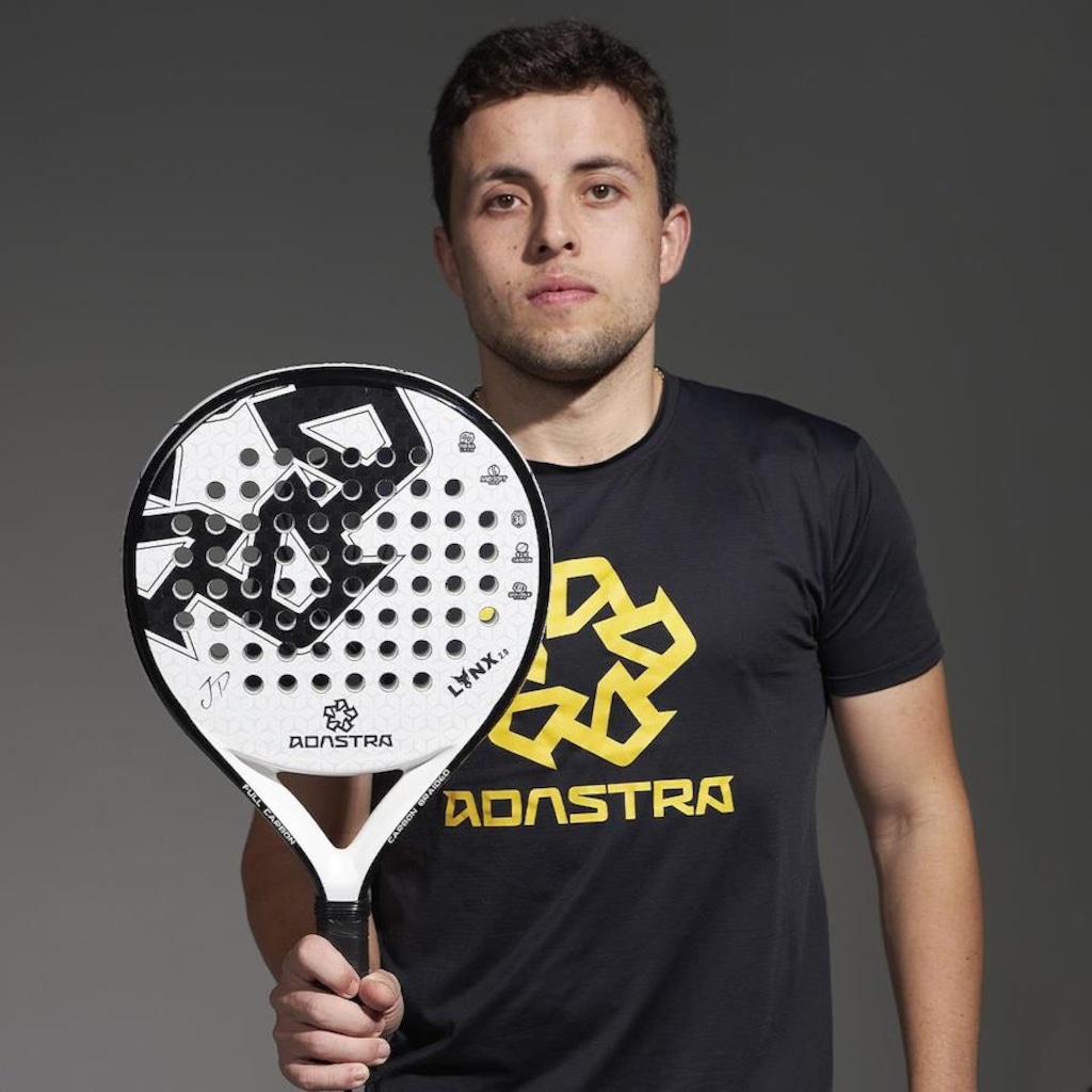 Imagem 2 do produto Raquete Padel Adastra Lynx 2.0 Carbono 12K Jp Flores