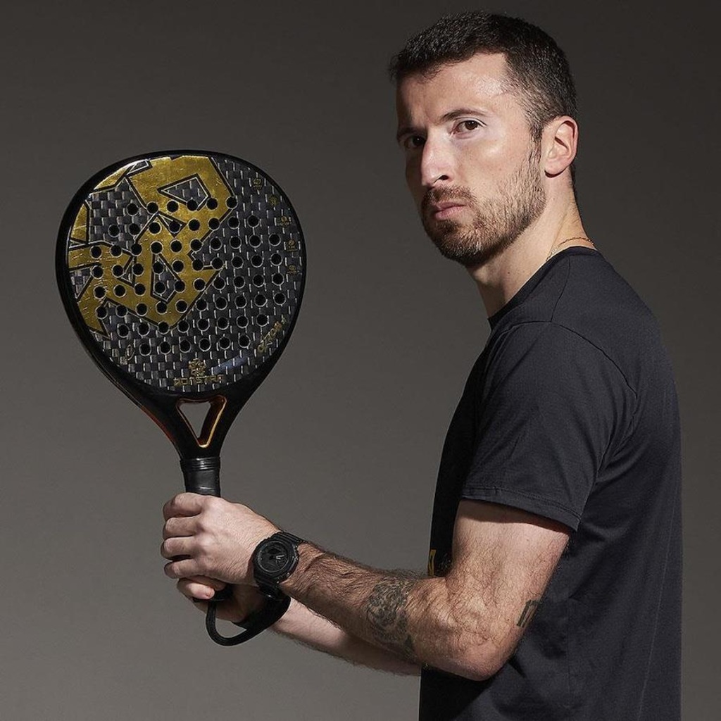 Imagem 2 do produto Raquete Padel Adastra Orion 2.0 Carbono 12K Lucas Cunha