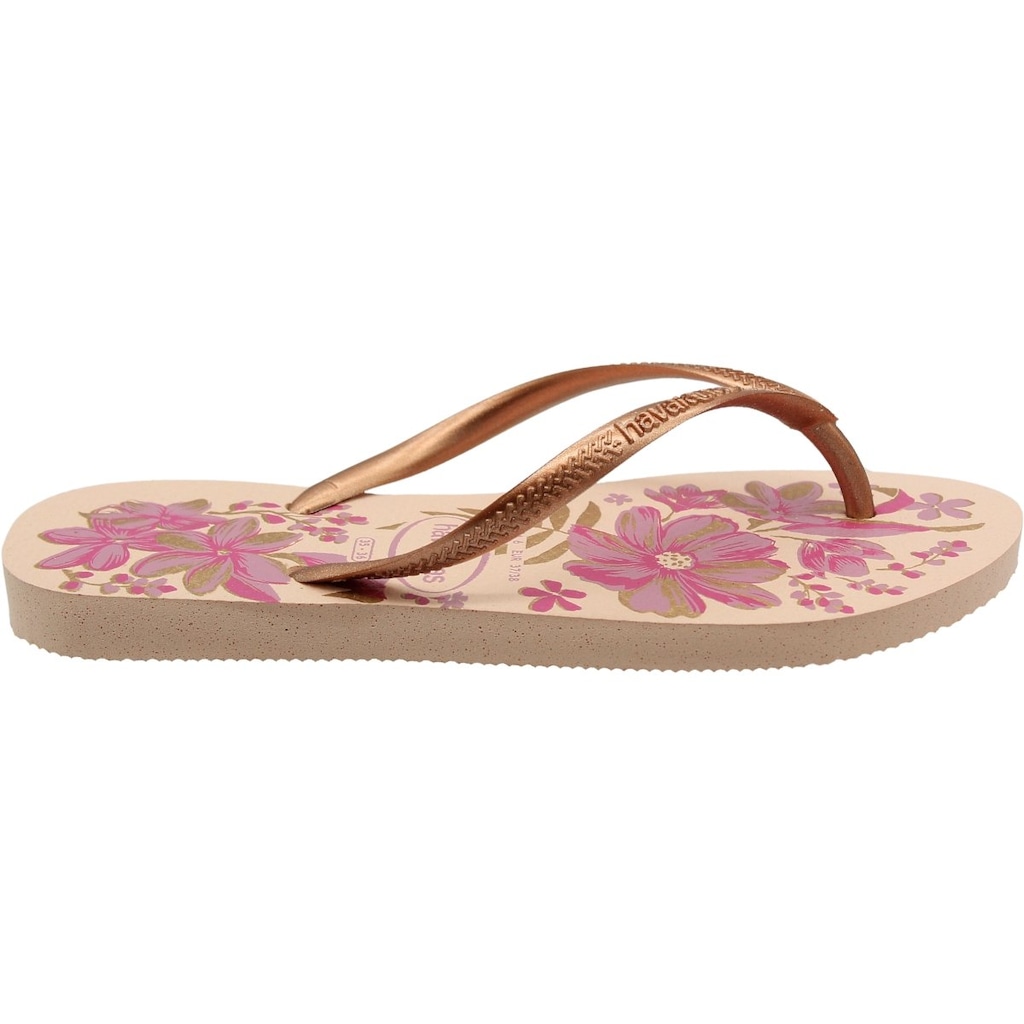 Imagem 2 do produto Chinelo de Dedo Havaianas Slim Organic 2 Floral - Feminino