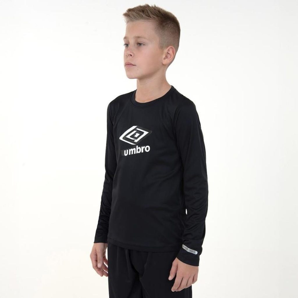 Imagem 2 do produto Camisa Manga Longa Umbro Basic Uv - Infantil