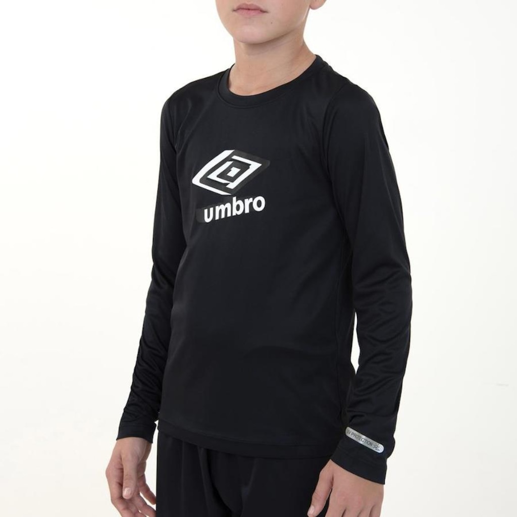 Imagem 4 do produto Camisa Manga Longa Umbro Basic Uv - Infantil