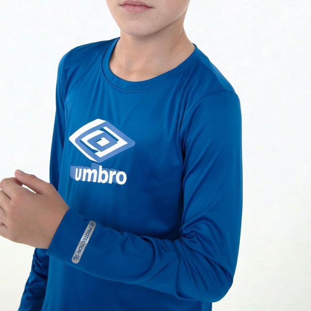 Imagem 5 do produto Camisa Manga Longa Umbro Basic Uv - Infantil