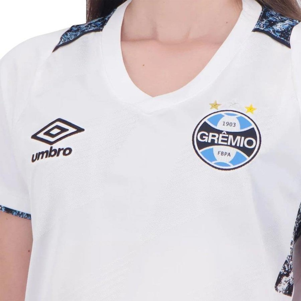 Imagem 3 do produto Camisa do Grêmio 2 2024 Umbro Oficial Torcedora - Feminina